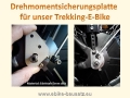Bild 2 von 1 Stück Drehmomentsicherungselement f. 12-14mm Motorachse Trekkingrad  (Edelstahl 5mm) Dreieck