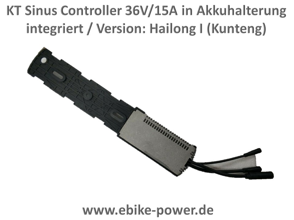 Bild 1 von KT Sinus Controller 36V/15A in Akkuhalterung  integriert (System KUNTENG)