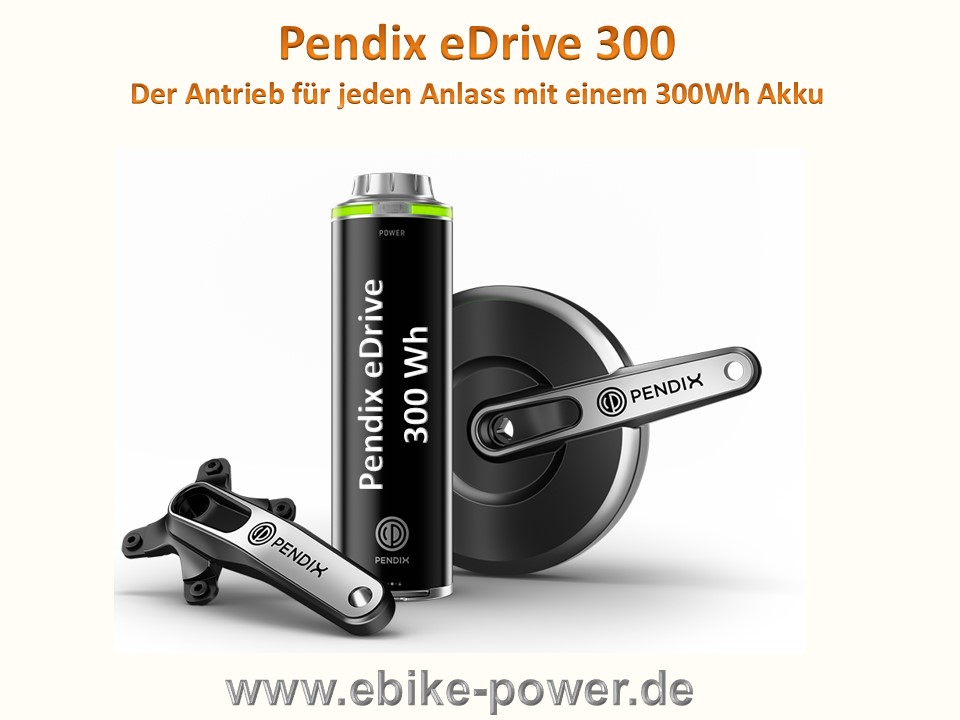 Bild 1 von Pendix eDrive300 Wh  mit getrieblosem Mittelmotor ( eDrive 300 basic  )  / (Kabellänge Raddrehzahlsensor) 290mm / (Länge Motorkabel) 950mm / (Montage) ich montiere selbst (zuzüglich 1x Werkzeug)