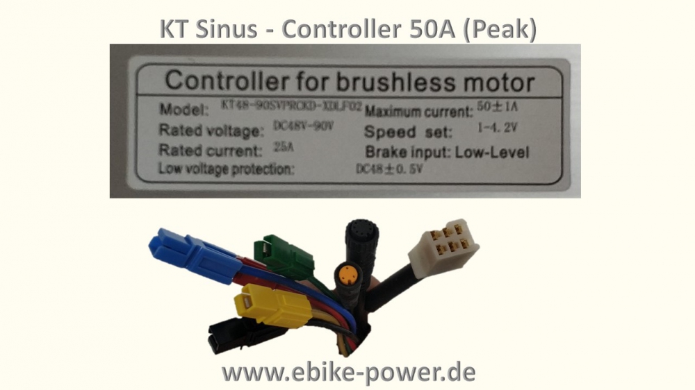Bild 1 von KT Sinus Controller 50A /, offenes Steckersystem >1000W