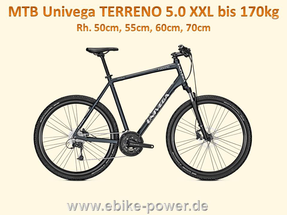 Univega Terreno 5 0 Xxl 170kg Mtb Pedelec E Bike Mit Tuningkit