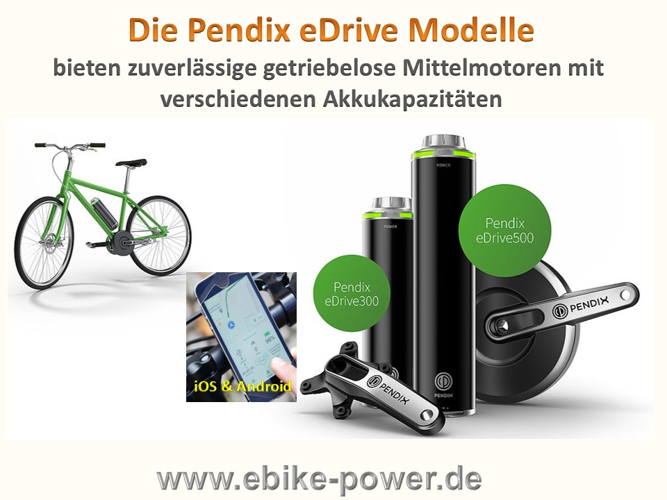 Pendix edrive 500 e bike motor sales