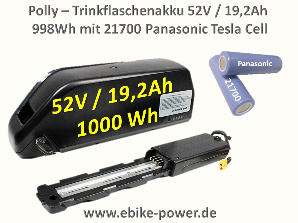 Bild 1 von Poly - Power -Akku 52V 25Ah / 1300Wh E-Bike / Pedelec Akku