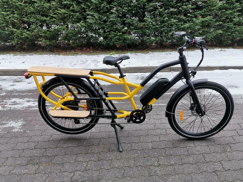 Bild 1 von Lastenfahrrad ERM Cargobike Zweisitzer mit Heck-Nabenmotor 26 Zoll / 2,3 Zoll Bereifung