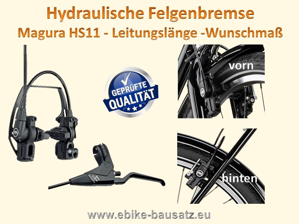 Magura HS 11 hydraulische Felgenbremsen - Leitungslänge variabel /  (Leitungslänge) 50cm