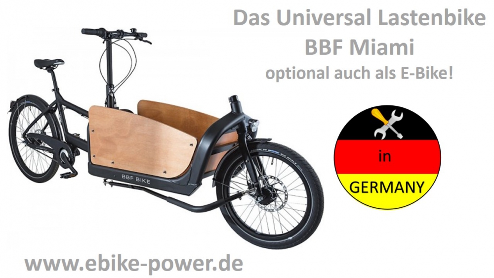 Transportrad BBF Miami E-Cargobike 