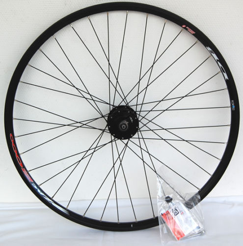 Bild 1 von Vorderrad 28 / 29 Zoll Shimano mit Nabendynamo, mit DISC-Aufnahme Schnellspanner, schwarz, Zac 2000
