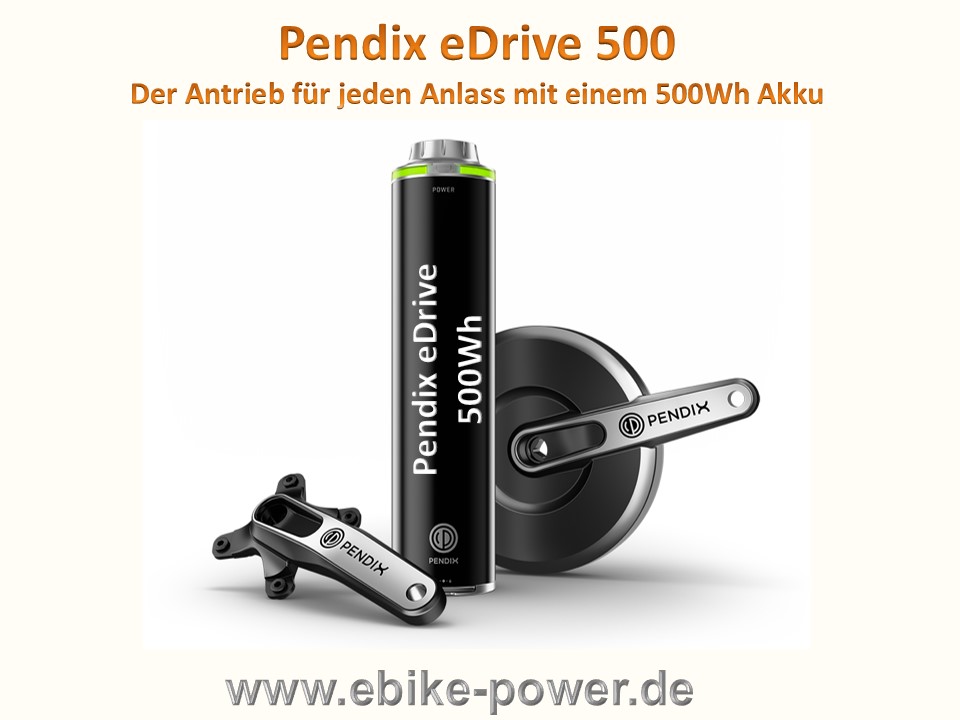 Bild 1 von Pendix eDrive500 Wh  mit getrieblosem Mittelmotor ( eDrive 500 basic  )