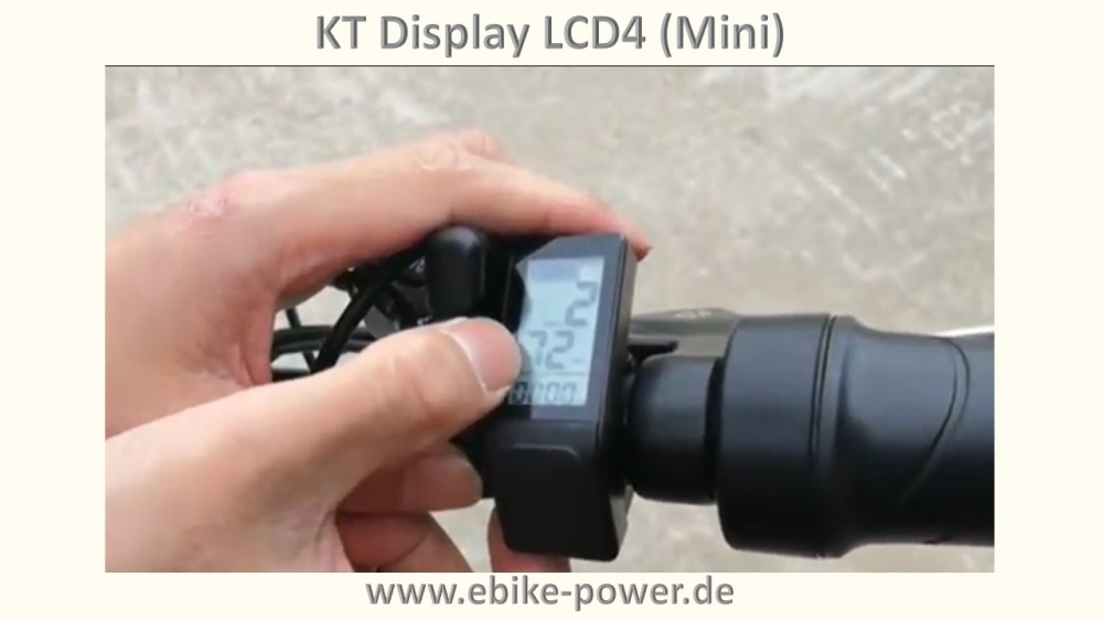Bild 1 von KT LCD 4 Display (LCD4 Mini) mit wassergeschütztes Stecker (Higo)