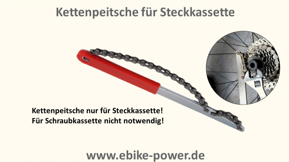 Bild 1 von Kettenpeitsche für Steckkassette -  Fahrrad Werkzeug