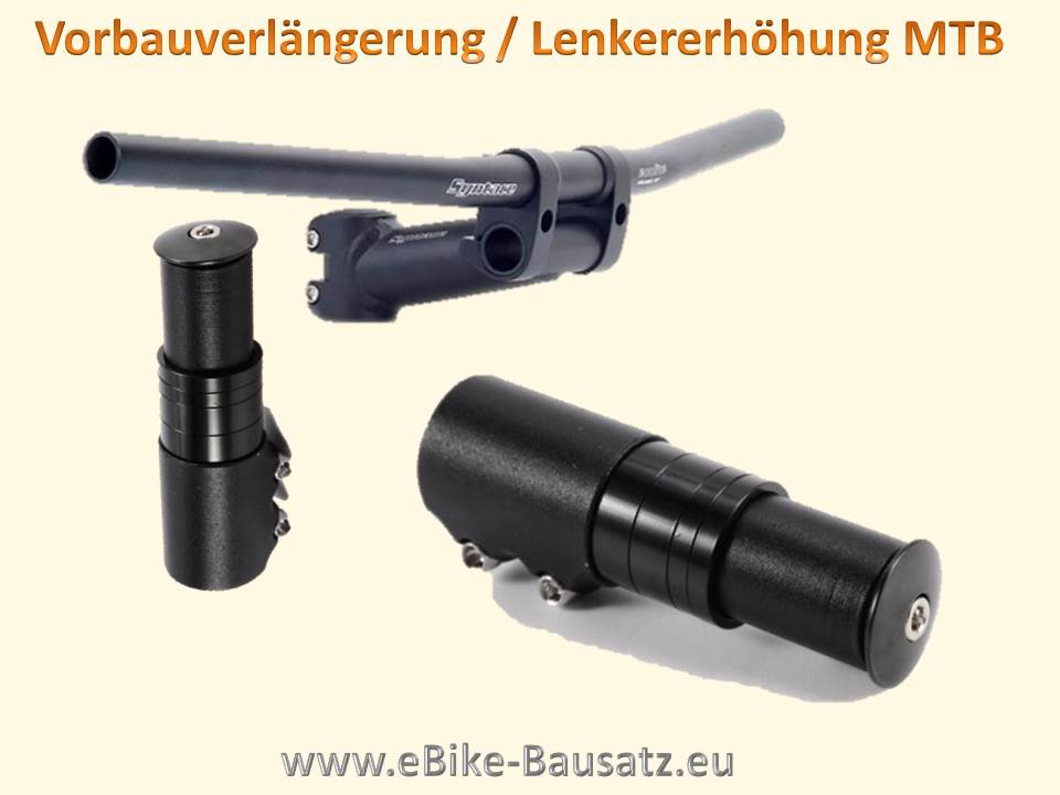 MTB Fahrradgabel Vorbauten Extender Lenkererhöhung Vorbauverlängerung 115/180mm