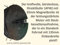 Bild 6 von HighPower Komplett E-Bike Umbausatz AYW Bergmotor 250W-2800W für Steckkassette, LCD8H + Akku + LG  / (Option 1:) mit 48V/14Ah 672Wh Akku + 3A Ladegerät / (Option 2:) Masterkabel ca. 130cm (Damenrad) / (Option 3:) mit Kontaktbremsgriffe (+10€) / (Option 4:) inkl. Daumengas (+10€)