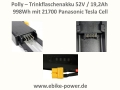 Bild 5 von Poly - Power -Trinkflaschenakku 52V 19,2Ah / 998Wh E-Bike / Pedelec Akku Panasonic  Cell 21700