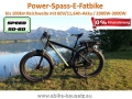 Bild 1 von Mega Power-Spass E-Fatbike mit Tuningkit inkl. 60V/14Ah Akku + 3A Ladegerät (mit 3000W-Motor)