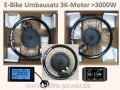 Bild 1 von Enduro 5K E-Bike Umbausatz,  5000W  Bausatz (60A Controller, Display, Gasgriff) Motor