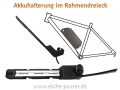 Bild 5 von Dolphin III Trinkflaschenakku 60V 14Ah für E-Bike / Pedelec - Li-Ionen Akku Samsung 18650 / 840Wh  / (Ladeoption) ohne Ladegerät  / inkl.  Akkuhalterung