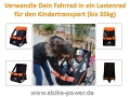 Bild 1 von AddBike - Last-Adapter Chassis mit Neigetechnik / Zubehör  / (Variante) CarryBox Kid (Kindertransportaufsatz)
