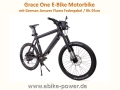 Bild 2 von Grace One E-Bike 45cm sw Federgabel gebraucht, NEU: Motor, Controller, Display, Akku 998Wh,LED-Licht