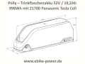 Bild 4 von Poly - Power -Trinkflaschenakku 52V 19,2Ah / 998Wh E-Bike / Pedelec Akku Panasonic  Cell 21700  / (Option) inkl. 5 A - Schnelladegerät 