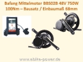 Bild 6 von Bafang 1000W Mittelmotor BBS03 HD / Bausatz  f.  Tretlager 68mm  /  für 48V - 52V Akku Kettenbl. T44