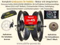 Komplett E-Bike Umbausatz Fatbike Motor 250-2000W  mit integriert. Controller +TFT Display + Akku+LG