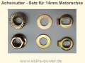 Bild 2 von Achsmutter für E-Bike Motorachse / Mutter für Achse (Bafang, 9Continent, AEG, Prophete,  Aldi etc.)  / (Variante) M14x1,5 Stahl eloxiert