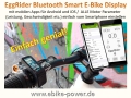 Bild 1 von EggRider Bluetooth Smart E-Bike-Display mit mobilen Apps für Android / iOS  / (Typ) für Sondoren / Kunteng (KT-Systeme) / (Smartphone) Android 5.0 (oder höher)