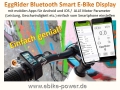 Bild 1 von EggRider Bluetooth Smart E-Bike-Display mit mobilen Apps für Android / iOS