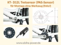 Bild 2 von PAS - Sensor  KT-D12L  Tretsensor (für Links-Montage mit wasserdichtem Stecker / Higo gelb 3 polig)