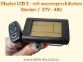 Bild 1 von Display LCD 2 - mit wassergeschütztem Stecker (passend für 500 W Bausätze) 37V-48V