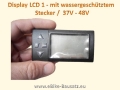 Bild 2 von Display LCD 1 - mit wassergeschütztem Stecker (passend für 250 W Bausätze) 37V-48V