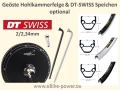 Bild 2 von Einspeichung  / Umspeichung in Hohlkammerfelge (geöst) - mit Spezial Speichen speziell für E-Bikes  / (Felge/Typ:) 20 Zoll (Ryde Andra 40) schwarz mit Bremsflanke (30mm breit) / (Speichen:) Strong silber