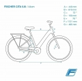 Bild 10 von FISCHER City E-Bike CITA 5.8i 28 Zoll RH 44cm 504 Wh m. Brose Mittelmotor / Vorführbike  / (Farbe) silber  (mit Testkilometern)