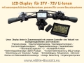 Bild 2 von KT LCD 3 Display mit wassergeschütztem Stecker (LCD3 Kunteng)  / (Akkuvariante) 24V / 36V / 48V mit USB Anschluss