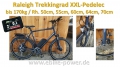 Bild 1 von Raleigh 170kg XXL - Pedelec Trekkingrad,  E-Bike mit kraftvollem  Bergmotor mit Gasgriff