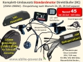 Bild 2 von 9Continent Komplett E-Bike Umbausatz Standardm. RH205 250-1900W Hinterrad f. Schraubk. +LCD5+Akku+LG