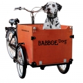 Bild 3 von Lastenrad Babboe Dog-E Elektrisch - Bakfiets braun - Lastenrad für Hunde  / (Option) inkl. Regenverdeck samt Gestänge