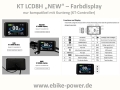 Bild 4 von KT LCD8H -NEW-  Farbdisplay mit wassergeschütztem Stecker (LCD 8H Kunteng)  / (Option) 24V  / 36V / 48V