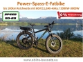Bild 9 von Mega Power-Spass E-Fatbike mit Tuningkit inkl. 60V/14Ah Akku + 3A Ladegerät (mit 3000W-Motor)  / (Option 1) inkl. Luftfedergabel / (Option 2) inkl. Vollschutzbleche