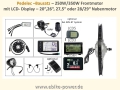 Bild 2 von Komplett-Pedelec-Bausatz 36V 250W/350W Vorderrad,Lishui-System m. LCD-Display + 36V 13Ah Akku + LG