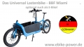 Bild 3 von E-Lastenrad - Universal - Transportrad BBF Miami 26Zoll / 20Zoll Cargobike  / (Akku Option) V2: mit AYW Berg Heckmotor 250-1900W  10Gang Kettenschaltung  / (Akku Option) Standard 48V/14Ah (672 Wh)  / (Farbe) Ral-Wunschfarbe + 200€