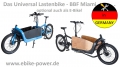 Bild 7 von E-Lastenrad - Universal - Transportrad BBF Miami 26Zoll / 20Zoll Cargobike  / (Akku Option) V2: mit AYW Berg Heckmotor 250-1900W  10Gang Kettenschaltung  / (Akku Option) Standard 48V/14Ah (672 Wh)  / (Farbe) Ral-Wunschfarbe + 200€
