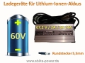 Bild 3 von Ladegerät für Fahrradakku / E-Bike-Akku / Pedelec Lithium Ionen Akku 60V  / (Variante) 3-Pol (XLR) - Stecker (2A)