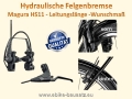 Magura HS 11 hydraulische Felgenbremsen - Leitungslänge variabel