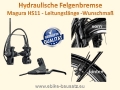 Bild 1 von Magura HS 11 hydraulische Felgenbremsen - Leitungslänge variabel  / (EVO 02 / Leitungslänge) 150cm