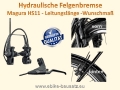 Bild 1 von Magura HS 11 hydraulische Felgenbremsen - Leitungslänge variabel  / (Leitungslänge) 130cm