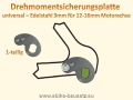Bild 6 von 1 Stück Drehmomentsicherungselement / Drehmomentstütze für E-Bike Motoren (Edelstahl)