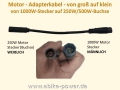 Bild 2 von Motor Adapterkabel von groß auf klein / Motorkabel / Controllerkabel / u.a. auch für Bafang E-Bike