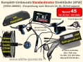 Bild 1 von HighPower Komplett E-Bike Umbausatz AYW Standardmotor 250W-2800W für Steckkassette, LCD8H + Akku +LG  / (Option 1:) mit 48V/14Ah 672Wh Akku + 3A Ladegerät / (Option 2:) Masterkabel ca. 90cm (Herrenrad) / (Option 3:) mit Kontaktbremsgriffe (+10€) / (Option 4:) inkl. Daumengas (+10€)