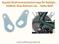 Bild 1 von 1 Stück Drehmomentsicherungselement / Drehmomentstütze für E-Bike Motoren (Edelstahl)  / (Variante) für Raleigh, Kalkhof , Rixe-Rahmen  etc. (3mm dick)